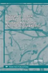 Book cover of Physical and Chemical Properties of Dental Restorative Materials that Affect their Clinical Efficiency by Dejan Drakul