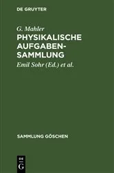 Book cover of Physikalische Aufgabensammlung (13th ed.) by G. Mahler