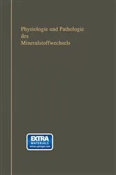 Book cover of Physiologie und Pathologie des Mineralstoffwechsels by Albert Albu