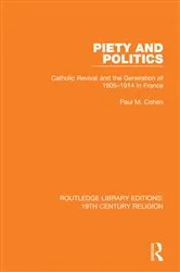 Book cover of Piety and Politics by Paul M. Cohen