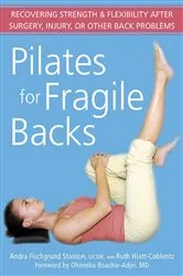 Book cover of Pilates for Fragile Backs by Unknown