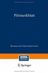 Book cover of Pilzmerkblatt by Julius Springer