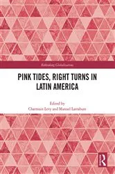 Book cover of Pink Tides, Right Turns in Latin America by Charmain Levy