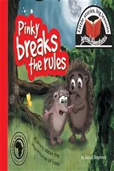 Book cover of Pinky breaks the rules by Jacqui Shepherd