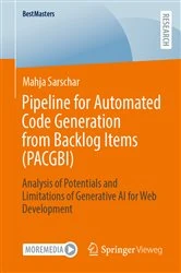 Book cover of Pipeline for Automated Code Generation from Backlog Items (PACGBI) by Mahja Sarschar