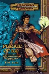 Book cover of Plague of Ice by T. H. Lain