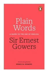 Book cover of Plain Words by Rebecca Gowers