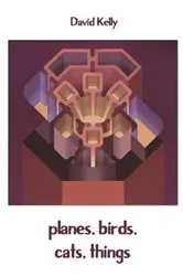 Book cover of planes, birds, cats, things by David Kelly