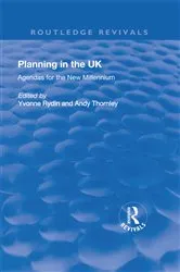 Book cover of Planning in the UK by Andy Thornley