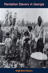 Book cover of Plantation Slavery in Georgia by Ralph Betts Flanders
