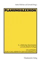 Book cover of Planungslexikon (4th ed.) by Andrea Ratschow