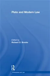 Book cover of Plato and Modern Law by Richard O. Brooks