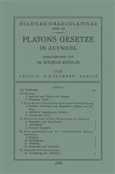 Book cover of Platons Gesetze by Wilhelm Koehler