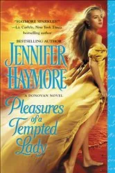 Book cover of Pleasures of a Tempted Lady by Jennifer Haymore
