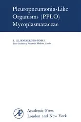 Book cover of Pleuropneumonia-Like Organisms (PPLO): Mycoplasmataceae by E. Klieneberger-Nobel