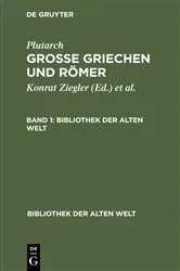 Book cover of Plutarch: Grosse Griechen und Römer. Band 1 (3rd ed.) by Hans Jürgen Hillen