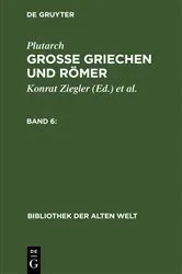 Book cover of Plutarch: Grosse Griechen und Römer. Band 6 (3rd ed.) by Konrat Ziegler
