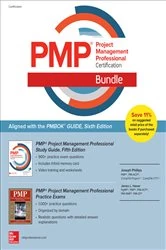 Book cover of PMP Project Management Professional Certification Bundle by Joseph Phillips