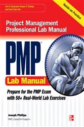 Book cover of PMP Project Management Professional Lab Manual by Joseph Phillips