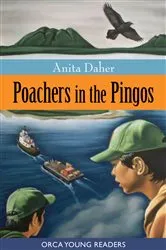 Book cover of Poachers in the Pingos by Anita Daher