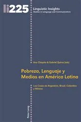 Book cover of Pobreza, Lenguaje y Medios en América Latina by Maurizio Gotti