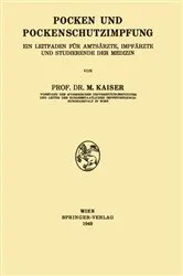 Book cover of Pocken und Pockenschutzimpfung by Marius Kaiser