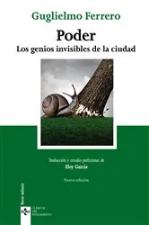 Book cover of Poder. Los genios invisibles de la ciudad by Guglielmo Ferrero