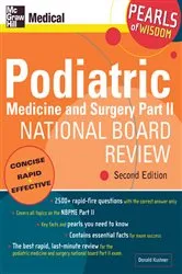 Book cover of Podiatric Medicine and Surgery Part II National Board Review: Pearls of Wisdom, Second Edition (2nd ed.) by Unknown