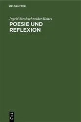 Book cover of Poesie und Reflexion by Ingrid Strohschneider-Kohrs