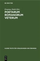 Book cover of Poetarum Romanorum Veterum (4th ed.) by Ernestus Diehl