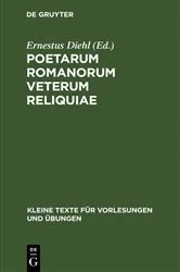 Book cover of Poetarum Romanorum Veterum Reliquiae (5th ed.) by Ernestus Diehl
