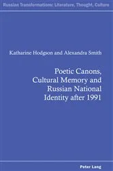 Book cover of Poetic Canons, Cultural Memory and Russian National Identity after 1991 by Andrew Kahn