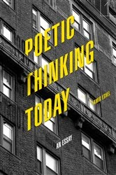 Book cover of Poetic Thinking Today by Amir Eshel