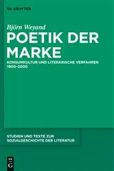 Book cover of Poetik der Marke by Björn Weyand