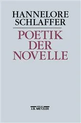 Book cover of Poetik der Novelle by Hannelore Schlaffer