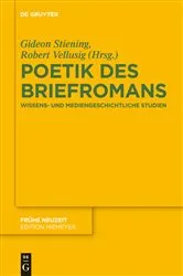 Book cover of Poetik des Briefromans by Gideon Stiening