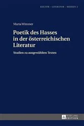 Book cover of Poetik des Hasses in der österreichischen Literatur by Marta Wimmer