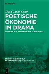 Book cover of Poetische Ökonomie im Drama by Dîlan Canan Çakir