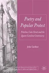 Book cover of Poetry and Popular Protest by J. Gardner