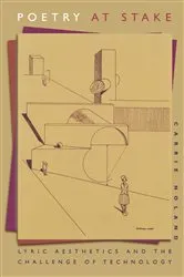 Book cover of Poetry at Stake by Carrie Noland