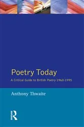 Book cover of Poetry Today (2nd ed.) by Anthony Thwaite