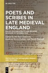 Book cover of Poets and Scribes in Late Medieval England by Michael Johnston
