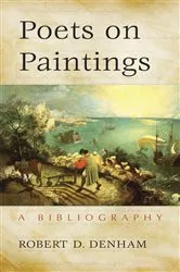 Book cover of Poets on Paintings by Robert D. Denham