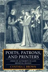 Book cover of Poets, Patrons, and Printers by Cynthia J. Brown