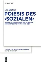 Book cover of Poiesis des ‚Sozialen‘ by Urs Büttner