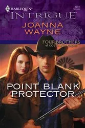 Book cover of Point Blank Protector by Joanna Wayne