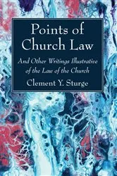 Book cover of Points of Church Law by Clement Y. Sturge