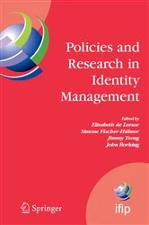 Book cover of Policies and Research in Identity Management by Elisabeth de Leeuw