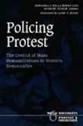 Book cover of Policing Protest by Donatella della Porta Della Porta