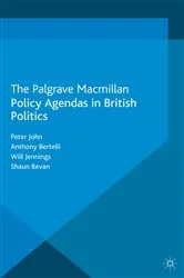 Book cover of Policy Agendas in British Politics by P. John